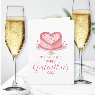 Cartes Pour Fêtes Annuelles À ma meilleure amie BFF Joyeuse Galentines Day