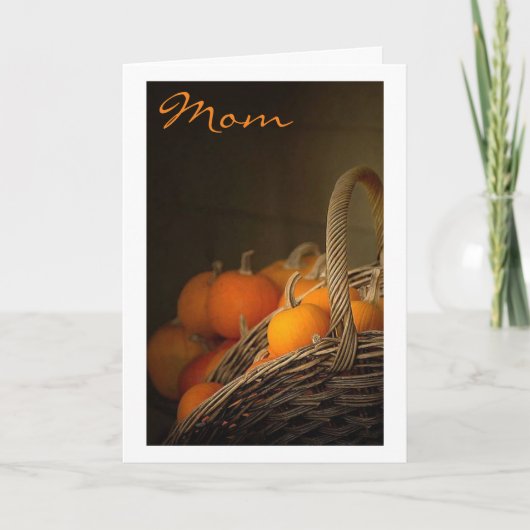 CARTES POUR FÊTES ANNUELLES À MA MÈRE À THANKSGIVING=GRATEFUL POUR VOUS (Devant)