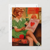 Cartes Pour Fêtes Annuelles À ma mère Valentine (Devant / Derrière)