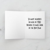 CARTES POUR FÊTES ANNUELLES À MA VIE À NOËL=SOUVENIRS SPÉCIAUX (Intérieur)