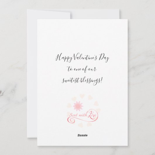 Cartes Pour Fêtes Annuelles "À Moi !" - Joyeuse Saint-Valentin Joli Message (Dos)