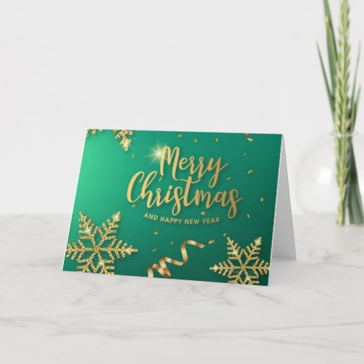 CARTES POUR FÊTES ANNUELLES À MON ***BOSS*** À NOËL (Devant)