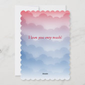 Cartes Pour Fêtes Annuelles À mon doux Valentin Amour de chiot (Dos)