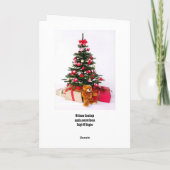 Cartes Pour Fêtes Annuelles À mon mari à Noël (Dos)