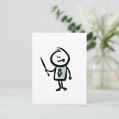 Cartes Pour Fêtes Annuelles À mon professeur (Debout devant)