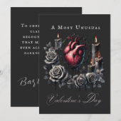 Cartes Pour Fêtes Annuelles A Most Unusual Valentine’s Day Gothic (Devant / Derrière)