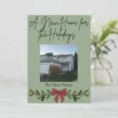 Cartes Pour Fêtes Annuelles A New Home for The Holidays (Debout devant)
