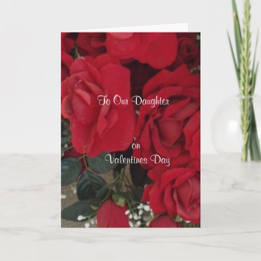 Cartes Pour Fêtes Annuelles À notre fille (Devant)