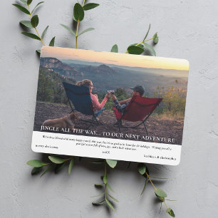 Cartes Pour Fêtes Annuelles À notre prochaine année de voyage aventure Collage