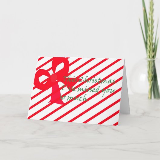 Cartes Pour Fêtes Annuelles A present for my christmas (Devant)