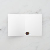 Cartes Pour Fêtes Annuelles A Pysanka et Bird Ukrainian Folk Art (Intérieur)