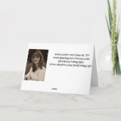 Cartes Pour Fêtes Annuelles Ă?re petite-fille heureuse de Noël (Dos)