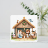 Cartes Pour Fêtes Annuelles A Stable Full of Joy (Debout devant)