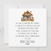 Cartes Pour Fêtes Annuelles A Stable Full of Joy (Dos)