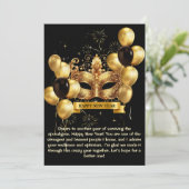CARTES POUR FÊTES ANNUELLES A STUNNING AND SOPHISTICATED NEW YEAR’S (Debout devant)