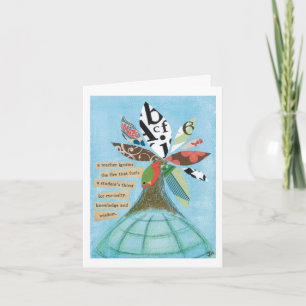 Cartes Pour Fêtes Annuelles A teacher ignites the fire