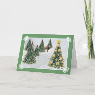 Cartes Pour Fêtes Annuelles A Texas Winter