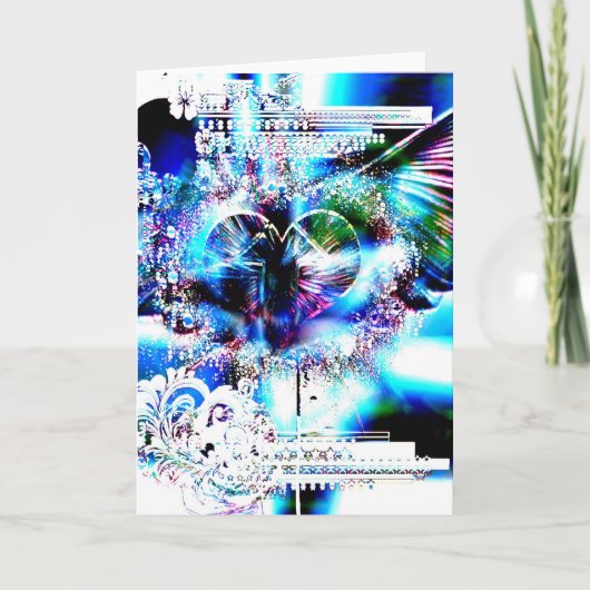 Cartes Pour Fêtes Annuelles À travers le coeur (Édition de Noël 4) (Devant)