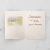 Cartes Pour Fêtes Annuelles A travers les kilomètres de Thanksgiving (Intérieur)