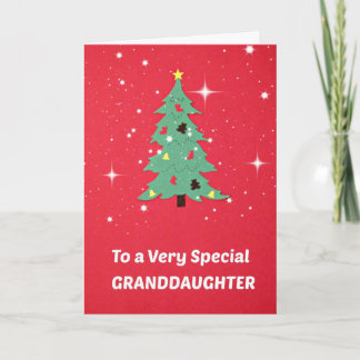 Cartes Pour Fêtes Annuelles À une petite-fille très spéciale
