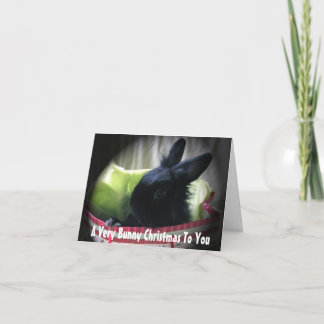 Cartes Pour Fêtes Annuelles A Very Bunny Christmas