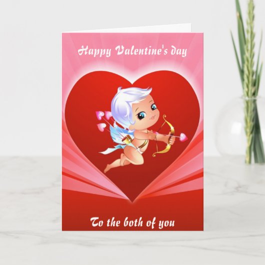 Cartes Pour Fêtes Annuelles À vous deux (Devant)