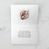 Cartes Pour Fêtes Annuelles À vous tous Robins et Snowman Noël (Intérieur)