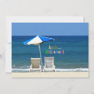 Cartes Pour Fêtes Annuelles Aaah...Retraite