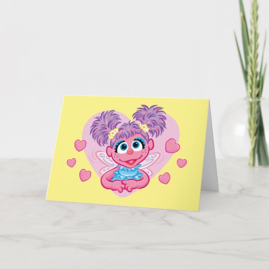 Cartes Pour Fêtes Annuelles Abby Cadabby Valentine Hearts Graphisme (Devant)