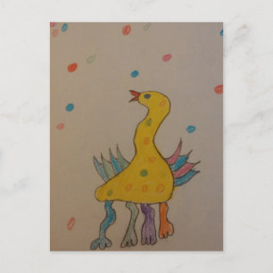 Cartes Pour Fêtes Annuelles #ABC Art par les enfants, Canard de Pâques