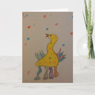 Cartes Pour Fêtes Annuelles #ABC Art par les enfants, Canard de Pâques