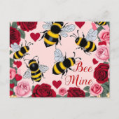 Cartes Pour Fêtes Annuelles Abee Mine Love Buzz Design (Devant)