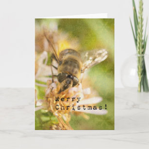Cartes Pour Fêtes Annuelles Abeille Joyeux 2, Miel Abeille Noël