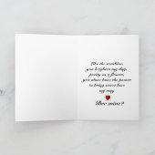 Cartes Pour Fêtes Annuelles Abeille mienne ? (Intérieur)