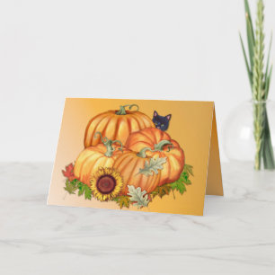 Cartes Pour Fêtes Annuelles Abondance d'automne
