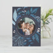 Cartes Pour Fêtes Annuelles Abondant | Aquarelle Botanique Hanoukka Photo (Debout devant)