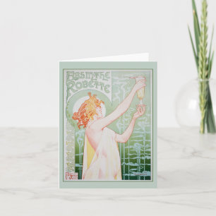 Cartes Pour Fêtes Annuelles Absinthe Robette (menthe)