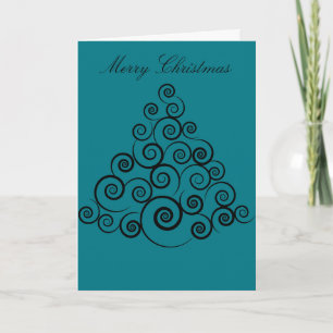Cartes Pour Fêtes Annuelles Abstract Merry Christmas Card (envelopes included)