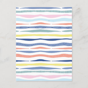 Cartes Pour Fêtes Annuelles Abstrait coloré minimal