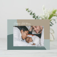 Abstrait moderne en Turquoise Photo personnalisée 