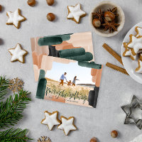 Abstrait vert plein saignement 1 photo Noël