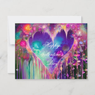 Cartes Pour Fêtes Annuelles Abstraite perdrix coeur valentine