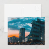 Cartes Pour Fêtes Annuelles Acapulco Mexique Skyline Heure de nuit (Devant / Derrière)