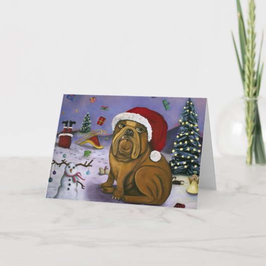 Cartes Pour Fêtes Annuelles Accident de Noël (Devant)