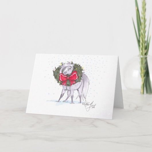 Cartes Pour Fêtes Annuelles Acclamation de Noël du côté drôle (Devant)