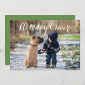 Cartes Pour Fêtes Annuelles Acclamation de vacances (Devant / Derrière)