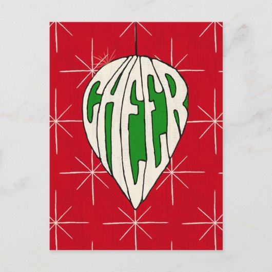 Cartes Pour Fêtes Annuelles Acclamation d'ornement de vacances (Devant)