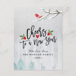 Cartes Pour Fêtes Annuelles Acclamations de Joyeux Noël vers le pays des
