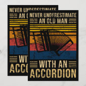 Cartes Pour Fêtes Annuelles Accordé Sous-estimer (Devant / Derrière)