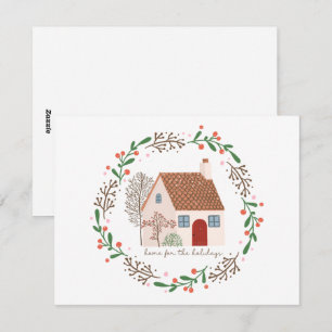 Cartes Pour Fêtes Annuelles Accueil Pour Les Vacances Noël